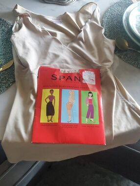 Spanx Nude Shaping Top And Panyhose
